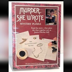 Murder She Wrote Mystery Puzzle 550 Pieces 1984 New Sealed
